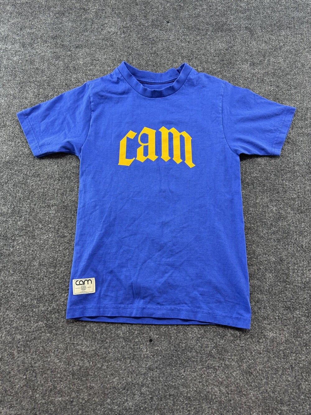 Cam Shirt Mens Small Blue Private Reserve 09 Cannabis OG Graphic Tee T-Shirt